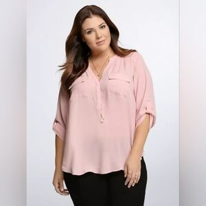 Torrid Georgette Blouse